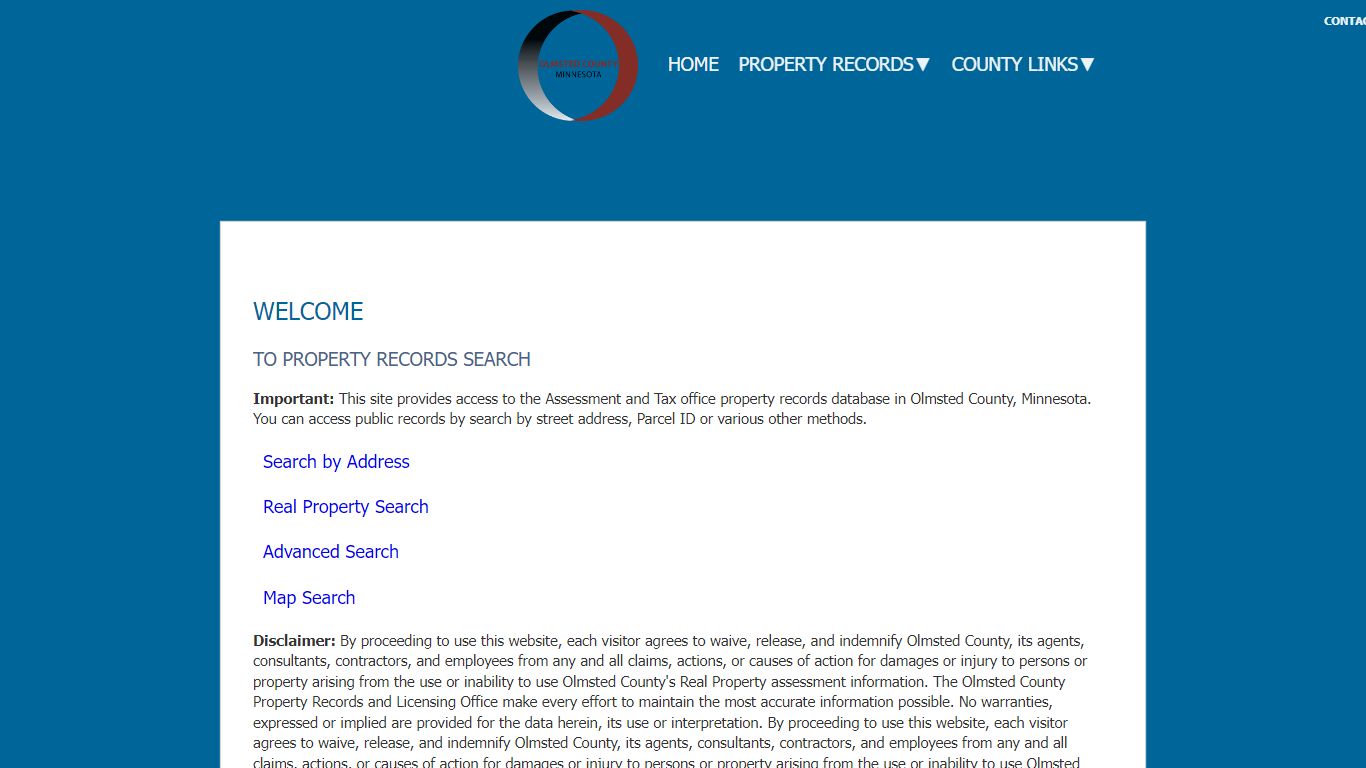 Olmsted County Property Information